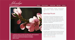 Desktop Screenshot of lebendige-rituale.de