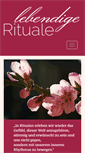 Mobile Screenshot of lebendige-rituale.de